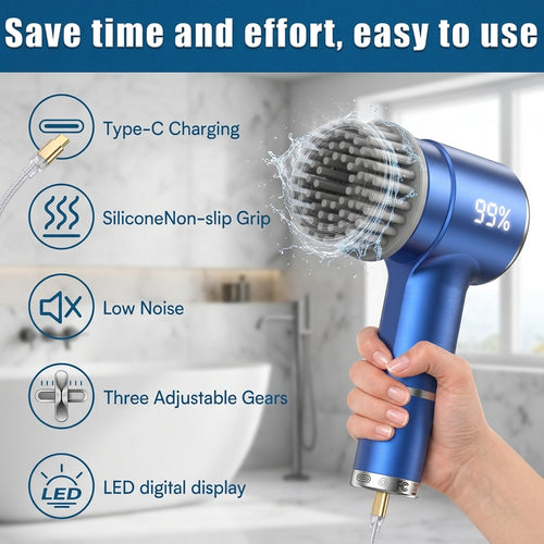 TurboScruff™ — Multifunctional Electric Cleaning Brush