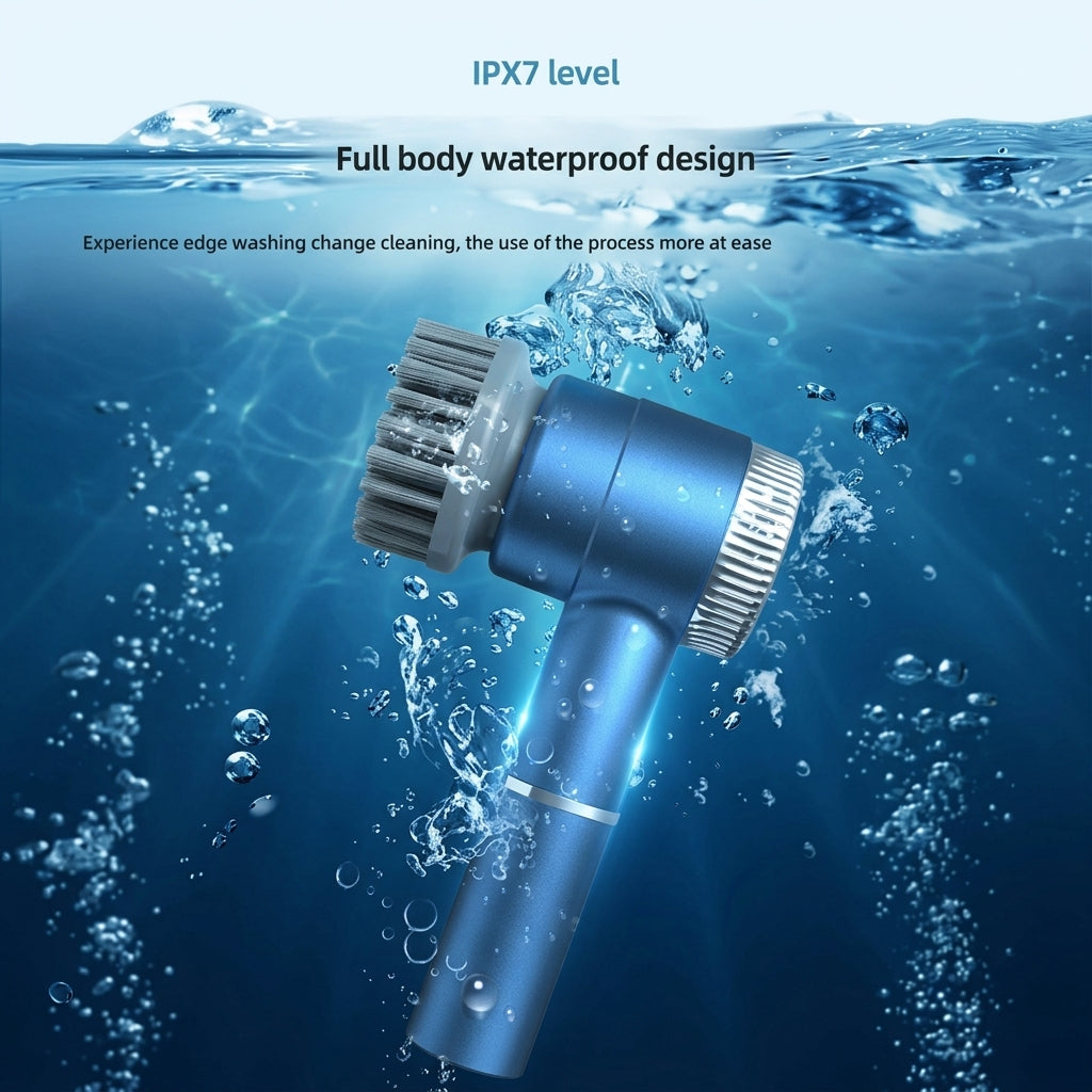 TurboScruff™ — Multifunctional Electric Cleaning Brush